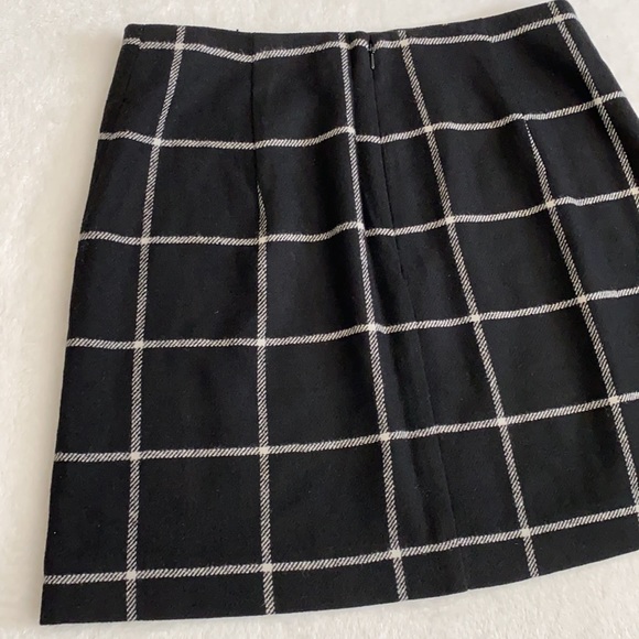 {NWT} Madewell | Museum Patch-Pocket Wool Blend Mini Skirt Windowpane AF035 (4) - Picture 12 of 15